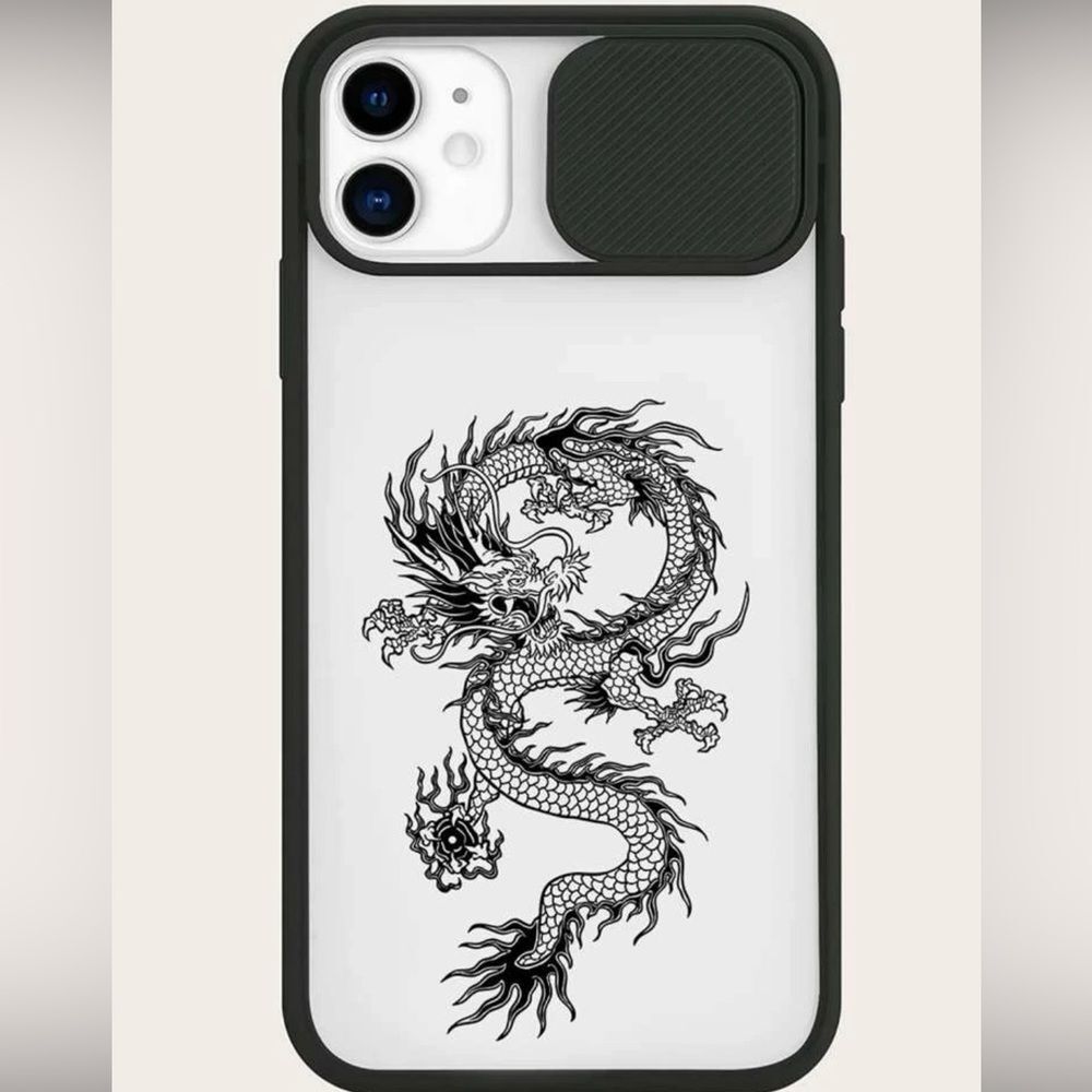 New ROMWE Dragon Print Apple iPhone XR Cell Phone Case BOX#2
